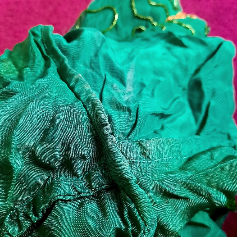 Vintage Lawrence Kazar 1X Beaded Silk Holiday Dress - Picture 15 of 15